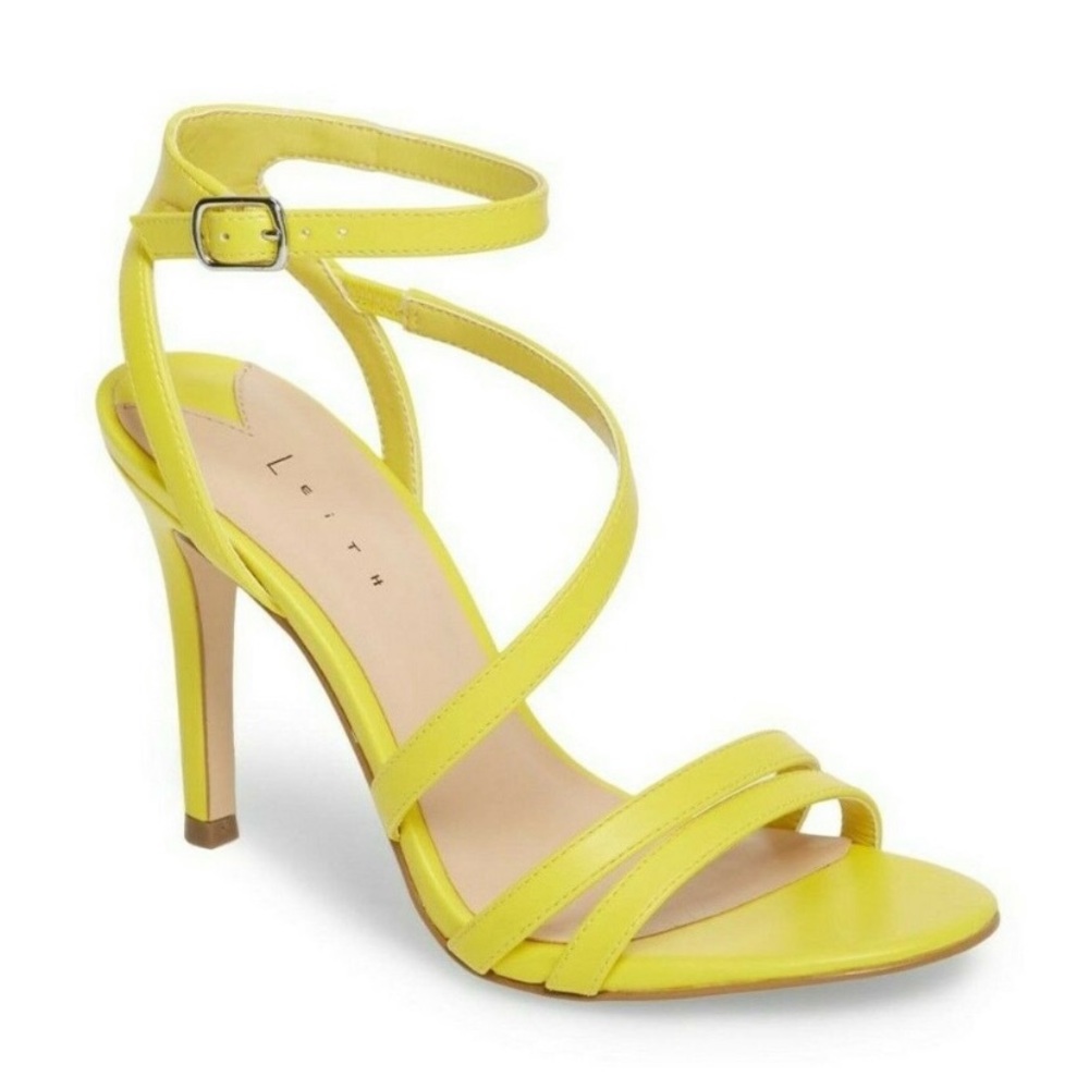 Yellow Heeled Sandal